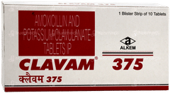 Clavam 375 Tablet 10 Clavam 375 Tablet 10